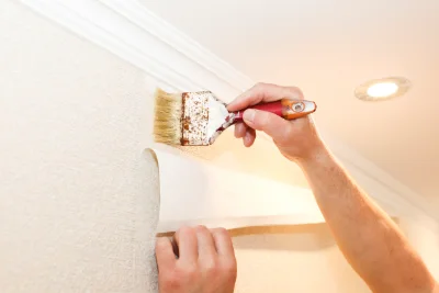 Pose de papier peint à Étainhus — revêtements muraux et toiles de verre